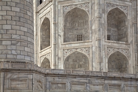 Taj Mahal, India architectonic detailの写真素材