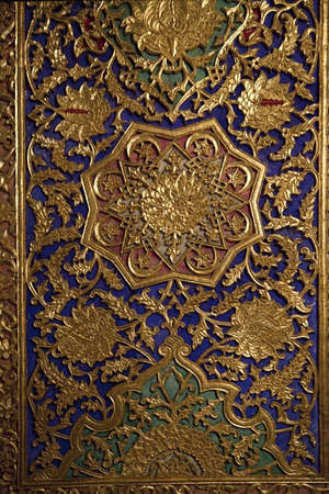 decoration of the palace in uzbekistanのeditorial素材