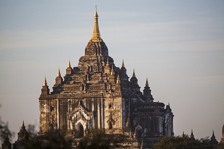 Myanmar, Bagan temples and Stupasの写真素材