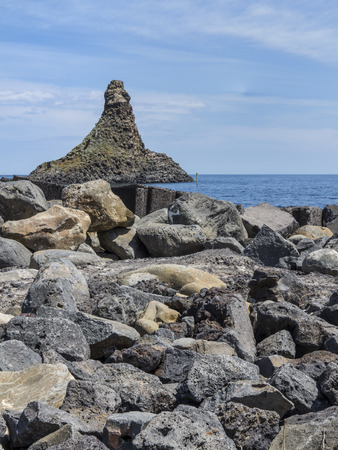 Seascape Acitrezza Sicily, Italyの写真素材