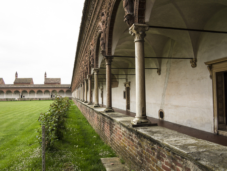 Cathedral of Pavia, Italyのeditorial素材