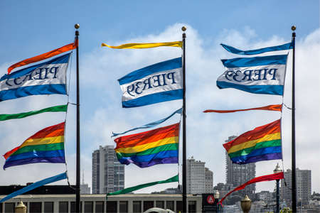 San Francisco, California ,USA, Pier 39のeditorial素材