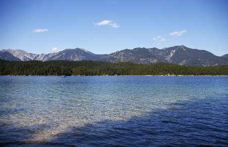 A very nice lake in Germanyの写真素材