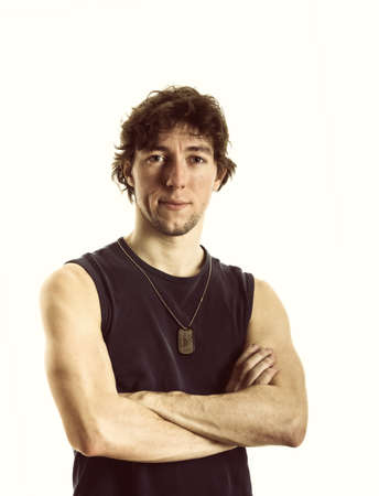 Soldier Portraitの写真素材