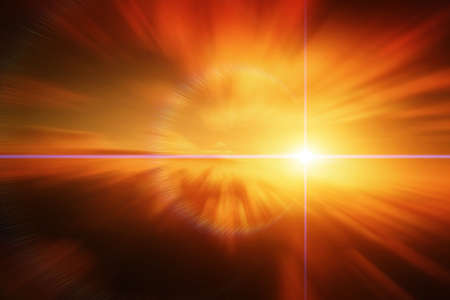 Conceptual Illustration of Hyperspaceの写真素材