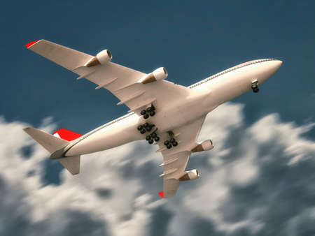 Airplane taking off