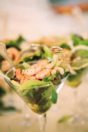 shrimp cocktail in an italian versionの写真素材