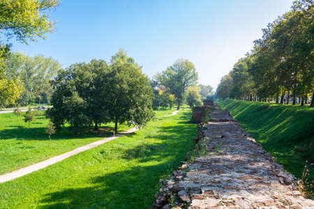 The Walls of Ferrara (in italian Le Mura) in Italy