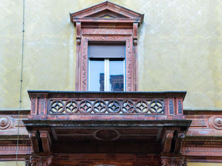 Ancient architecture in the downtown of Ferrara