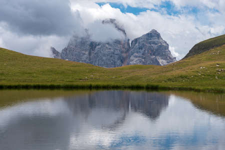 Italian dolomitesの写真素材