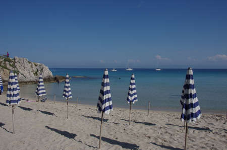The beach of Cala delle Arene - Tremiti Islands - Adriatic Sea - Italyの写真素材