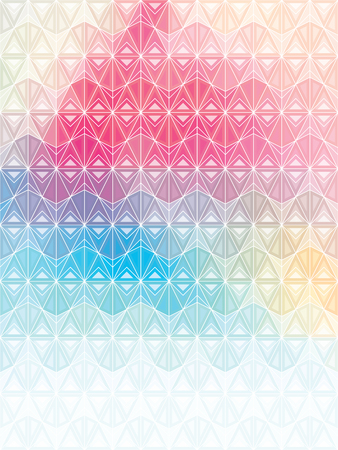 Multicolor design with triangular geometric shapes With modern lookのイラスト素材