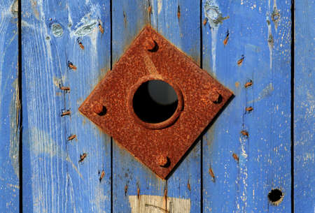 weathered blueの写真素材