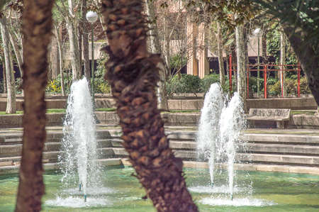 Source of a water park as slowedの写真素材