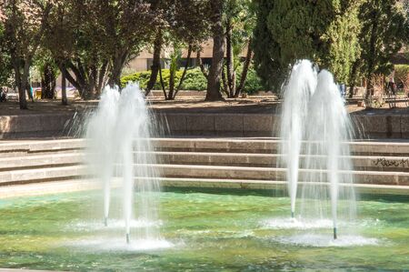 Source of a water park as slowedの写真素材