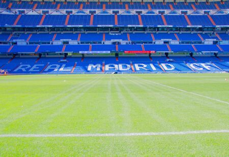 MADRID, SPAIN - MARCH 24: View Santiago Bernabeu football stadiumのeditorial素材