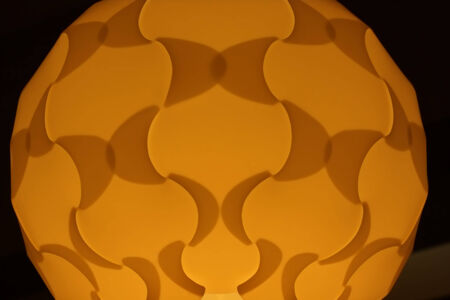 lantern paper art, abstract background