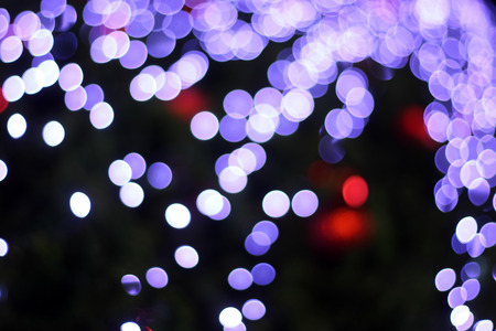 Defocused abstract light bokeh christmas background