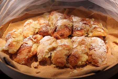 Bread in basket.の写真素材