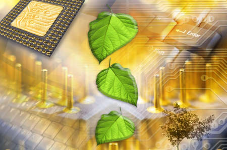 Technology backgroundの写真素材