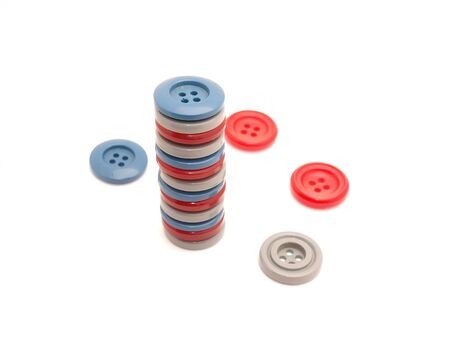 Buttons on a white background              