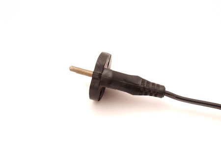 Power Cord on a white background   