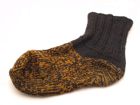 Sock on a white background    の写真素材