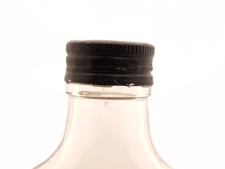 Bottle on a white background  の写真素材