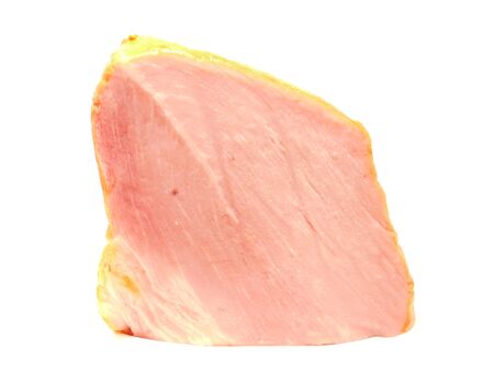 Ham on white background 