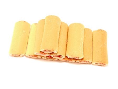 Cookies on a white backgroundの写真素材