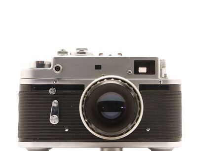 Camera on a white background 
