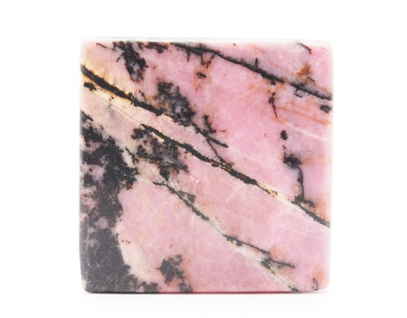 granite on white backgroundの写真素材