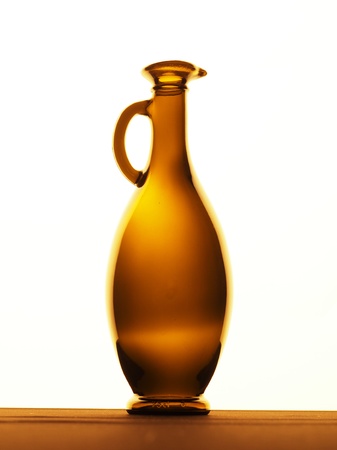 Bottle on a white backgroundの写真素材