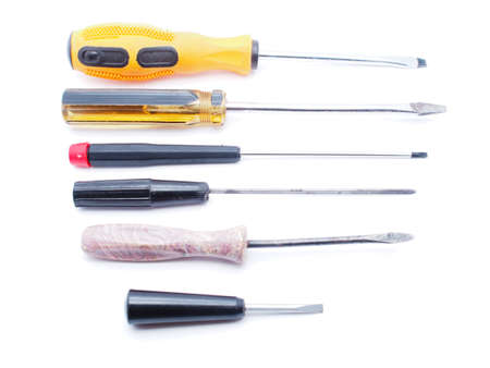 screwdriver on a white background