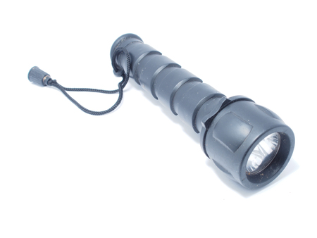 flashlight on a white background