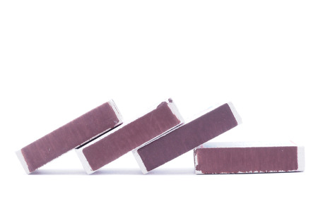 matchbox on a white 