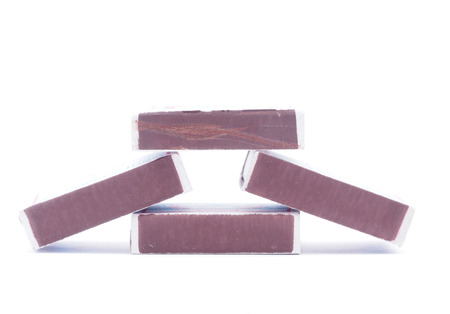 matchbox on a white 