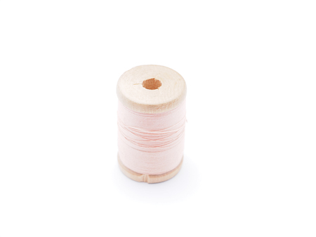 thread on white backgroundの写真素材