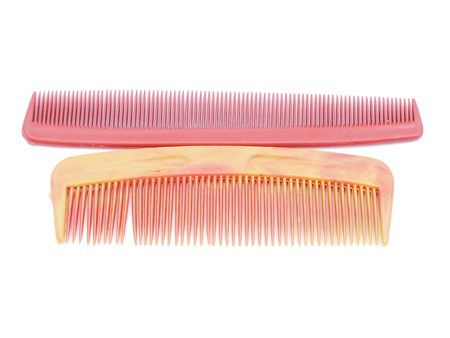 comb on a white background