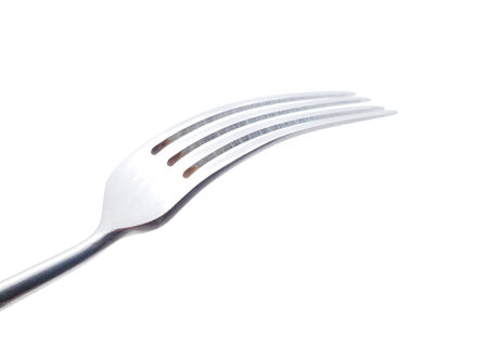 forks on white background