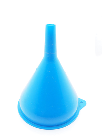 funnel isolated on white backgroundの写真素材