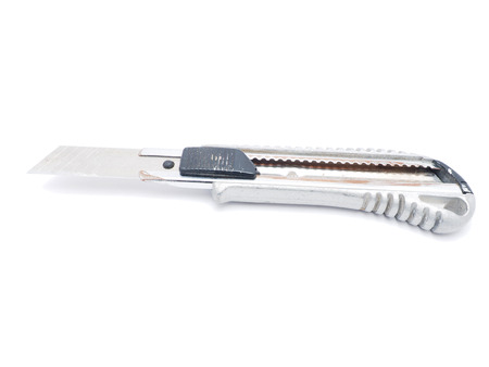 paper knife on a white background