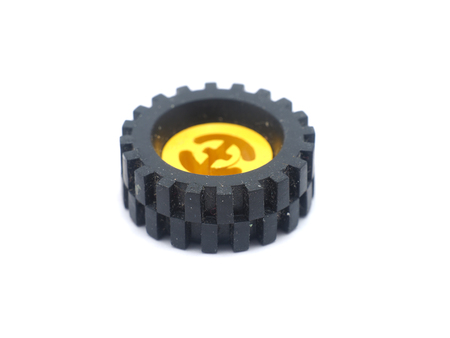 toy wheel on a white background