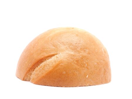 bread on a white background