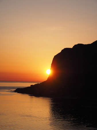 sunset in the mountains. crimeaの写真素材