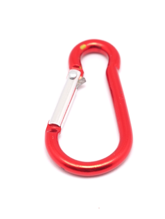 Red carbine on a white backgroundの写真素材