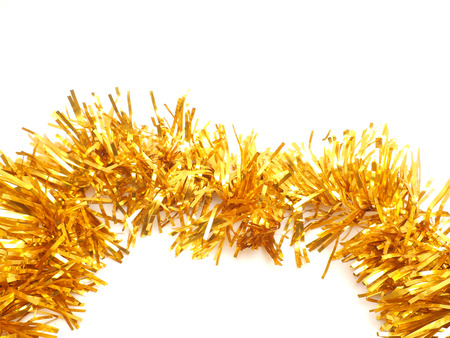 Christmas decorations on a white backgroundの写真素材