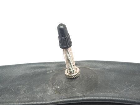 nipple on the wheel on a white backgroundの写真素材