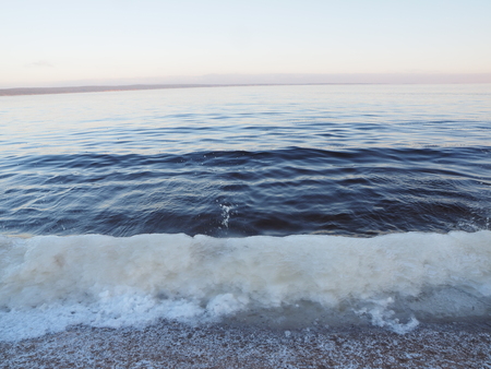 ice on the lakeの写真素材