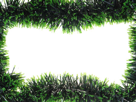 Christmas decorations on a white backgroundの写真素材